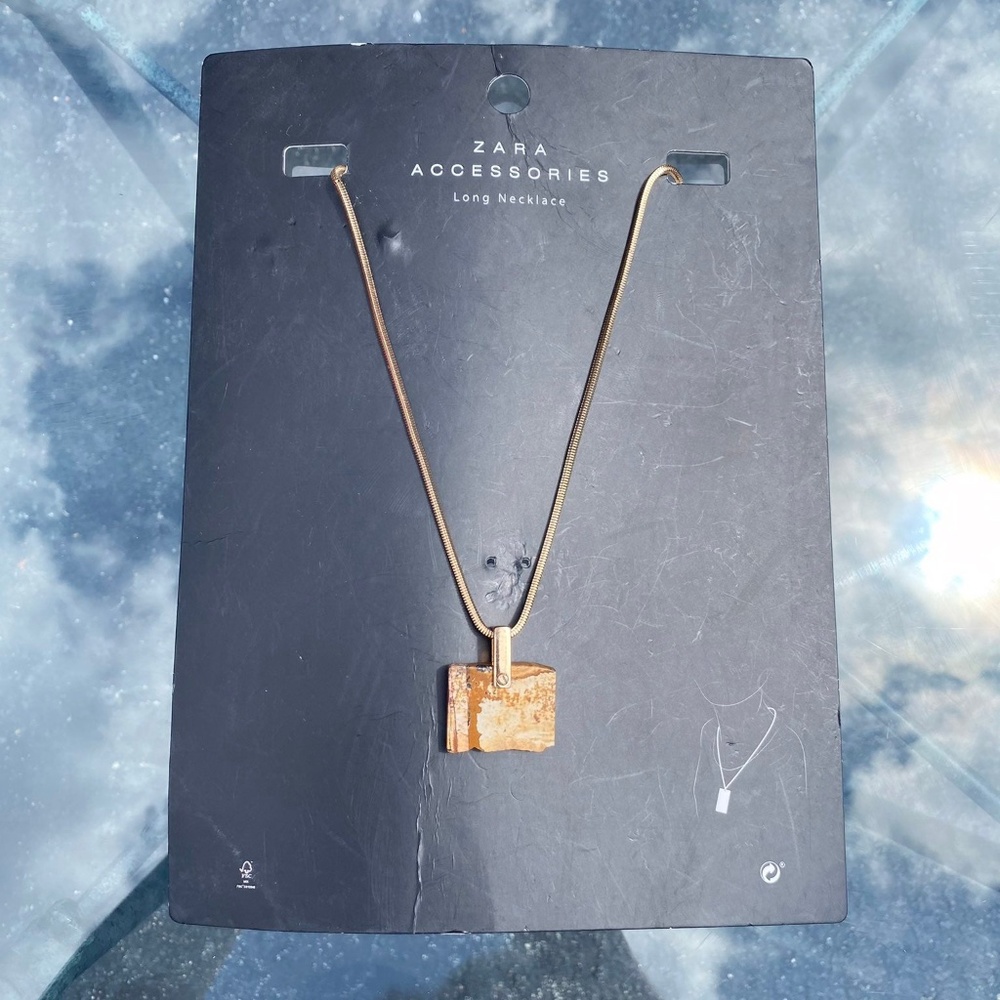 ZARA Rock Necklace NEW
